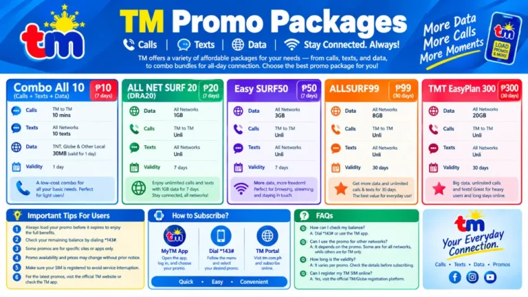 TM Promo Packages