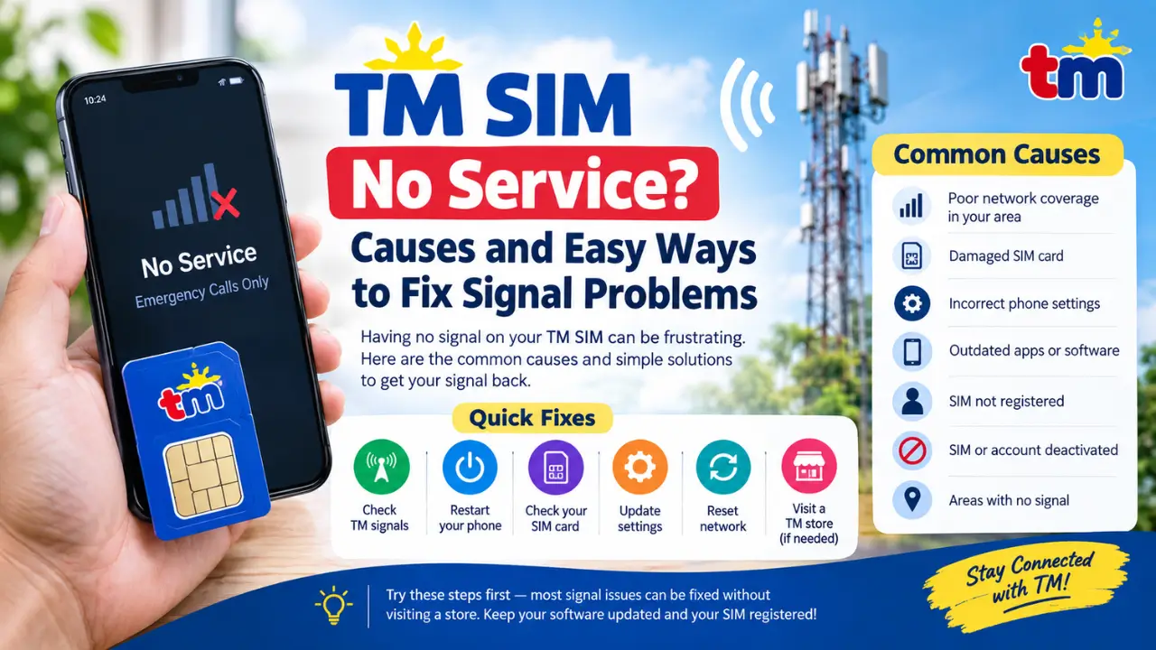 TM SIM No signal